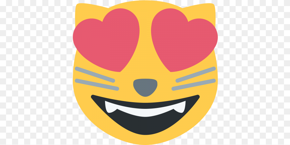 Download Emoji Cat Heart Eyes Free Images Toppng Heart Eyes Cat Emoji, Mask Png