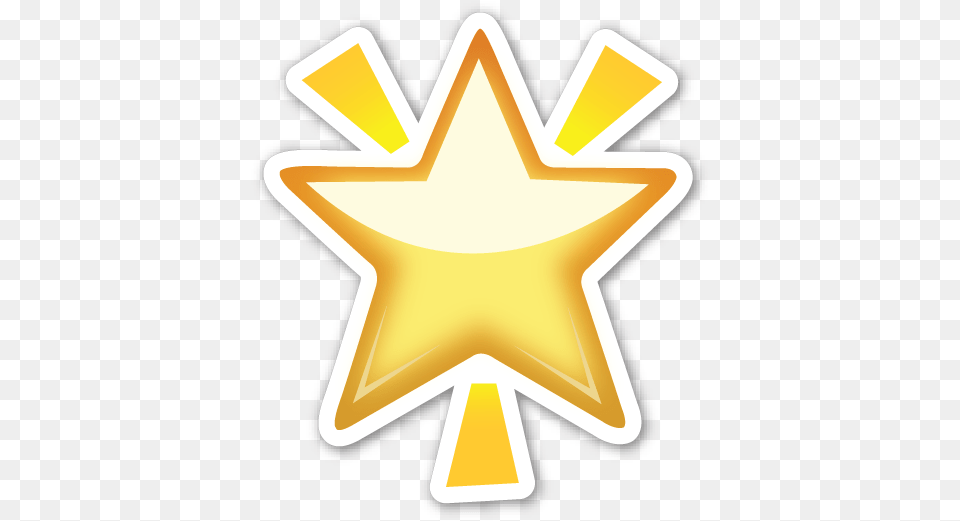 Download Emoji Estrela Emotions Summer Overlay Estrella, Star Symbol, Symbol, Gold Free Transparent Png