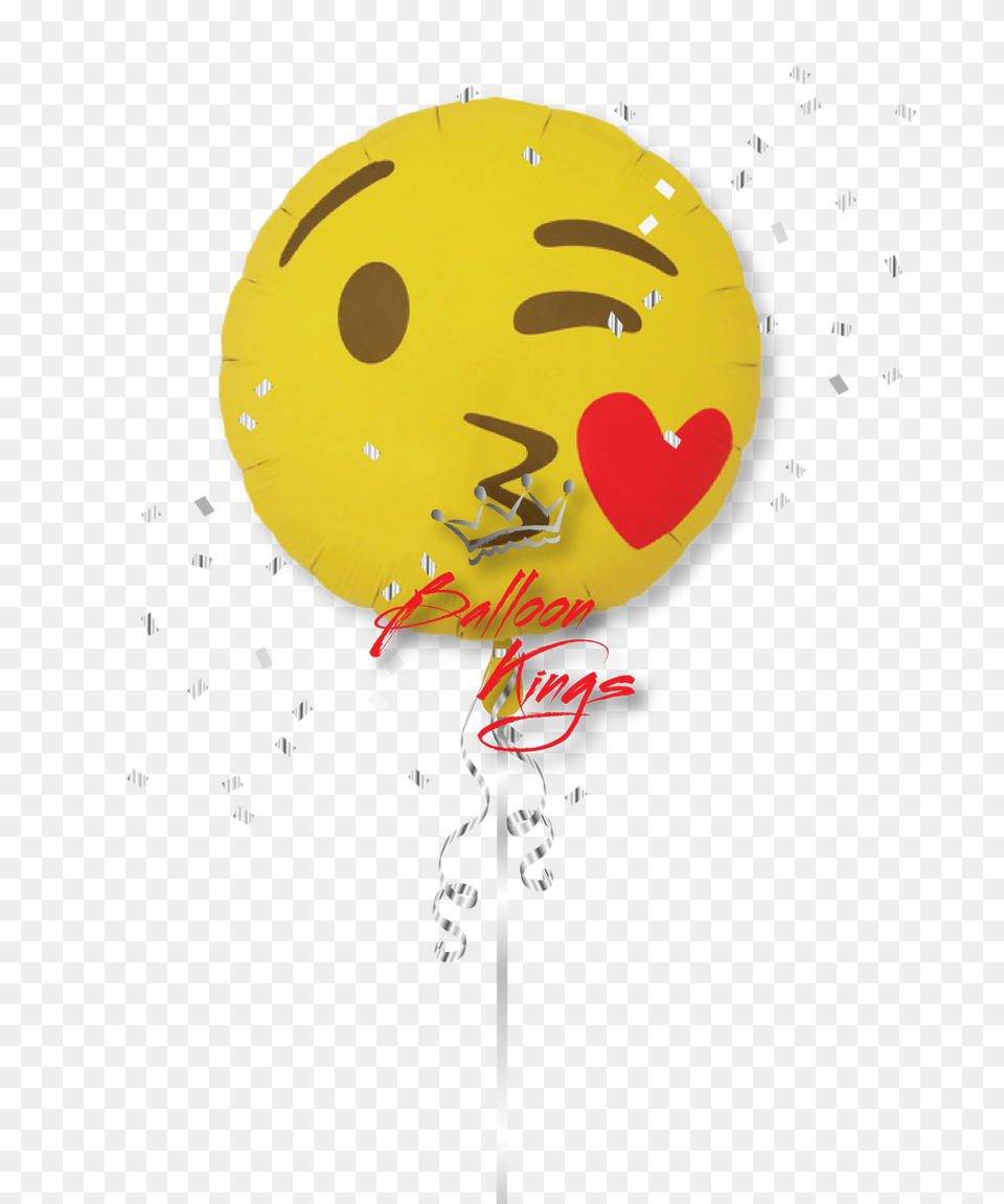 Download Emoji Kissing Heart Kissing Emoji Ball, Balloon Png Image