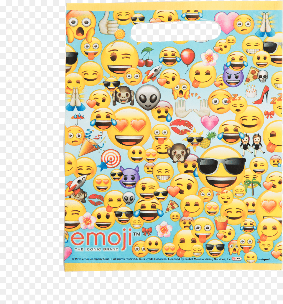 Download Emoji Loot Bags Emoji Birthday Party Supplies Hd Emoji Loot Bag, Baby, Person, Face, Head Free Transparent Png