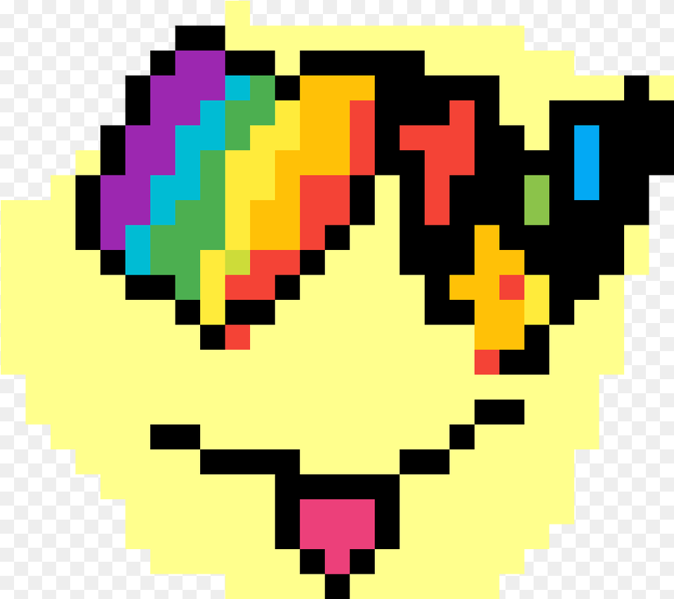 Download Emoji Rainbow Loving Face Pixel Art Rainbow Heart Pokeball Pixel Art, First Aid, Graphics Free Png