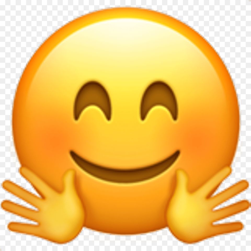 Download Emoji Smiley Face Smile Fun Heart Black Love Puppy Smile Emoji With Hands, Festival Free Transparent Png