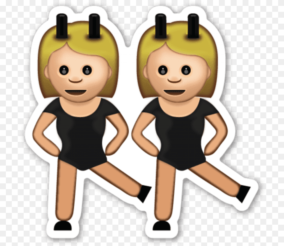 Download Emoji Twins Images Background Twins Emoji Transparent, Baby, Person, Doll, Toy Free Png