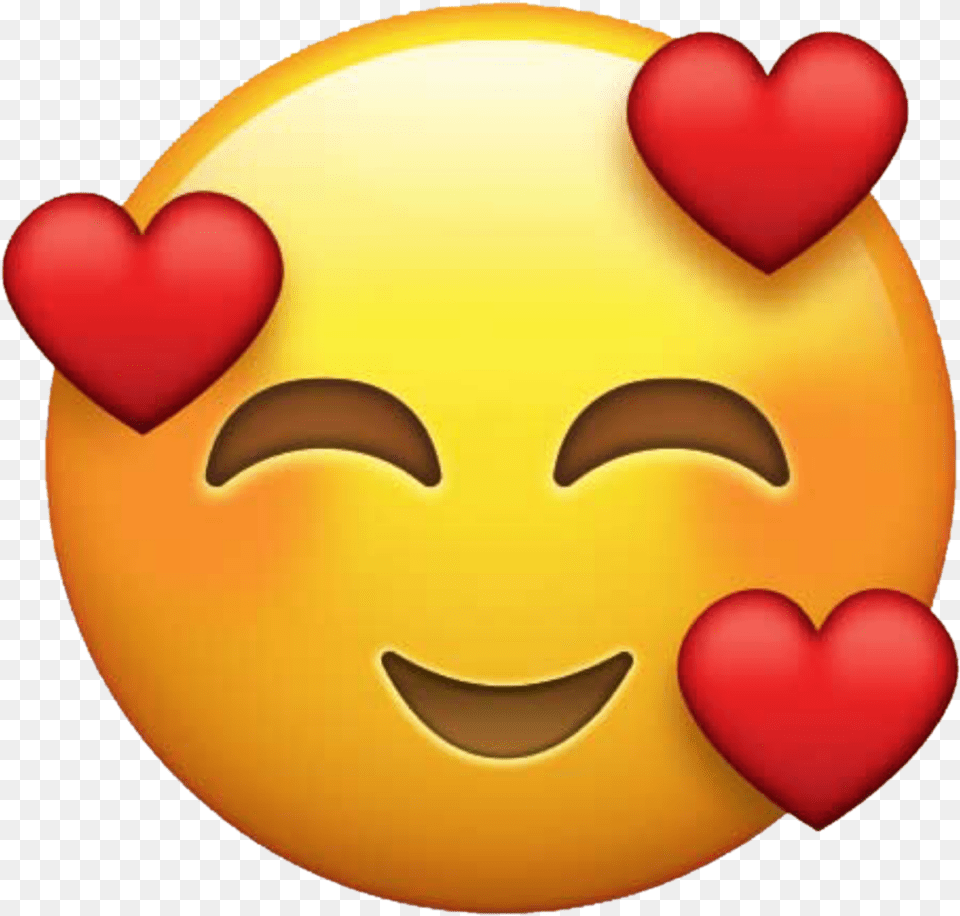 Download Emoticon Heart Sticker Love Emoji Photo Iphone Emoji In Love Free Png