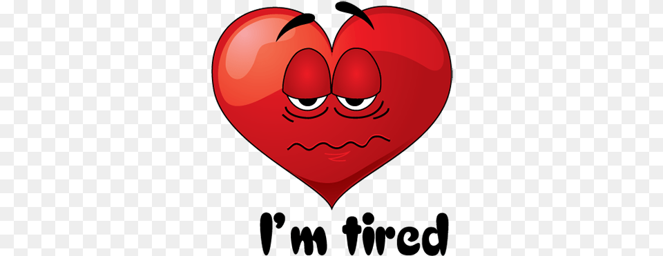 Download Emotion Heart Sticker Happy Emotional Heart Emoji Tired Heart Transparent Background, Food, Ketchup Png Image