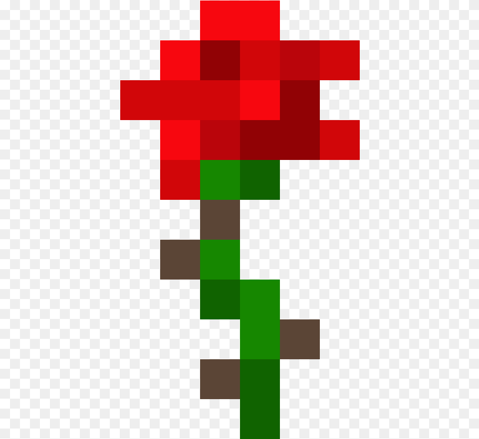 Download Ender Flowergirls Mod Minecraft Rose Removed, Cross, Symbol Free Png