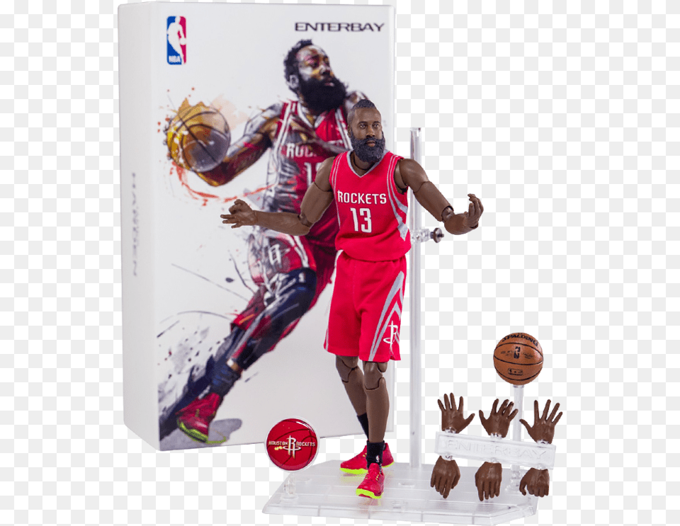 Enterbay Soldier Model 19 Blue Ball Star Hand Can James Harden Iphone Case, Sport, Sphere, Basketball, Basketball (ball) Free Png Download