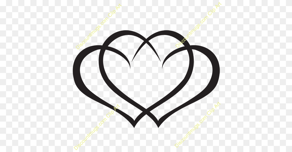 Download Entwined Hearts Clipart Heart Tattoo Clip Art Clipart Free Png