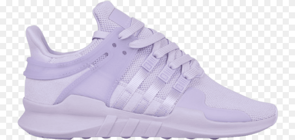 Download Eqt Support Adv Purple Glow Round Toe, Clothing, Footwear, Shoe, Sneaker Free Png