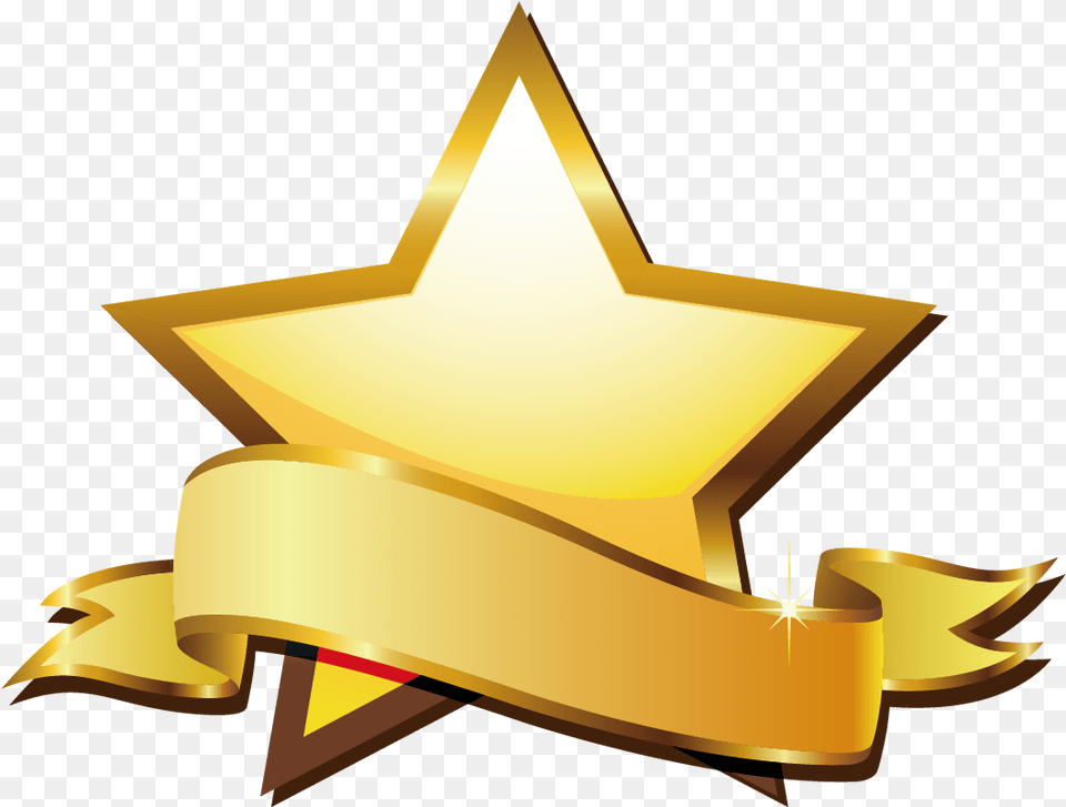 Download Estrellas Oro Junior Achievement Full Size Gold Star Star Logo, Symbol, Star Symbol, Lighting Free Transparent Png