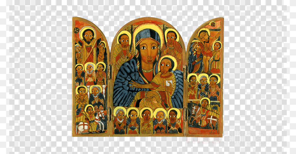 Download Ethiopian Orthodox Art Clipart Ethiopian Orthodox Ethiopian Orthodox Art, Altar, Prayer, Church, Building Free Transparent Png