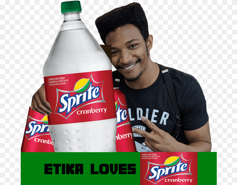 Download Etika Loves Sprite Cranberry Etika Loves Minecraft Shirt, Bottle, Tin, Can, Adult Free Png