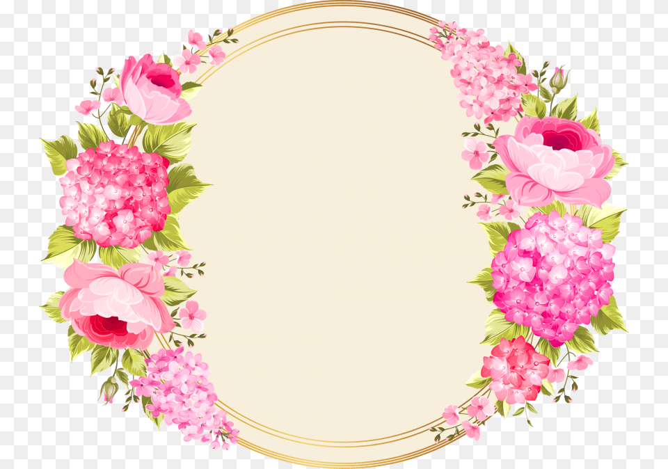 Download Etiquetas Vintage Flores Images Flower Circle Frame, Art, Photography, Pattern, Graphics Free Transparent Png