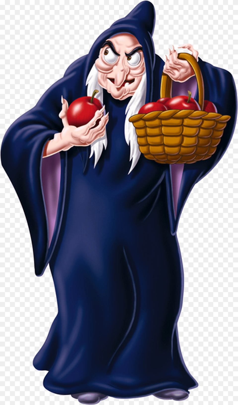 Download Evil Queen Old Lady Snow White And The Seven Dwarfs Witch, Fashion, Adult, Basket, Female Free Png