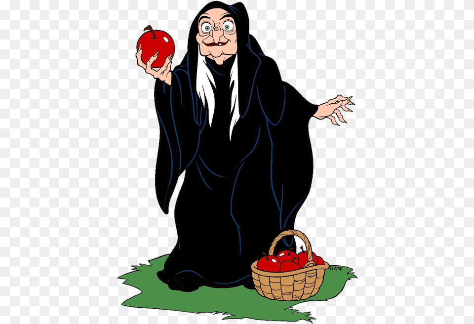 Download Evil Queen Witch And Huntsman Snow White Evil Queen With Apple, Adult, Person, Man, Male Png Image