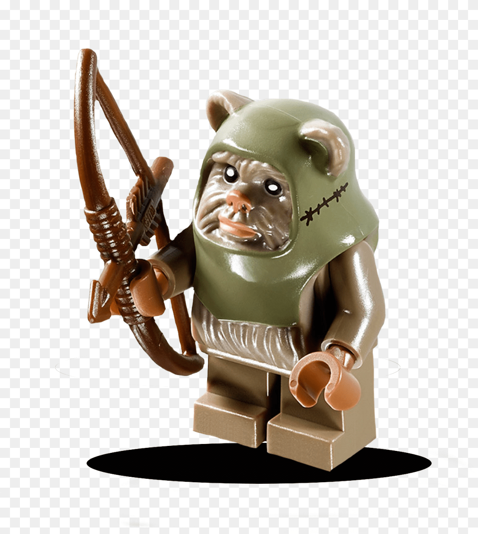 Ewok Image With No Lego Star Wars Les Iwok, Figurine, Toy, Face, Head Free Png Download