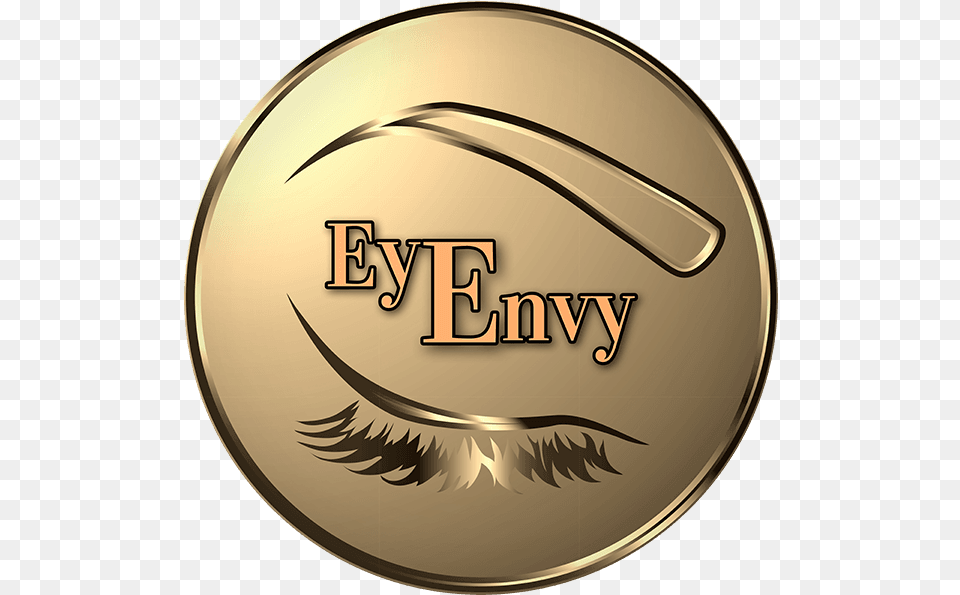 Eye Envy Logo Eyelash Extensions Full Size Eyelash Extensions, Gold, Bronze, Coin, Money Free Png Download