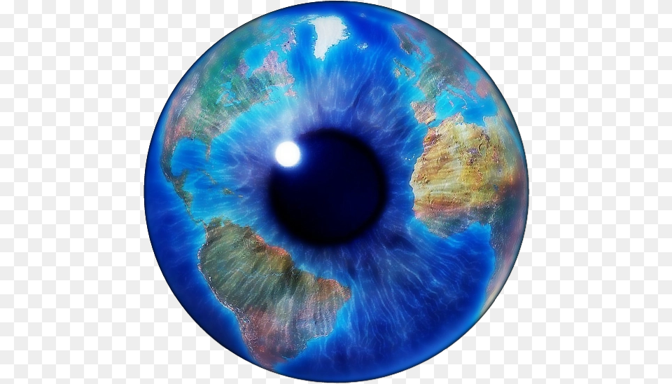Download Eye Planet Earth Earth Eye, Astronomy, Outer Space, Sphere, Globe Png