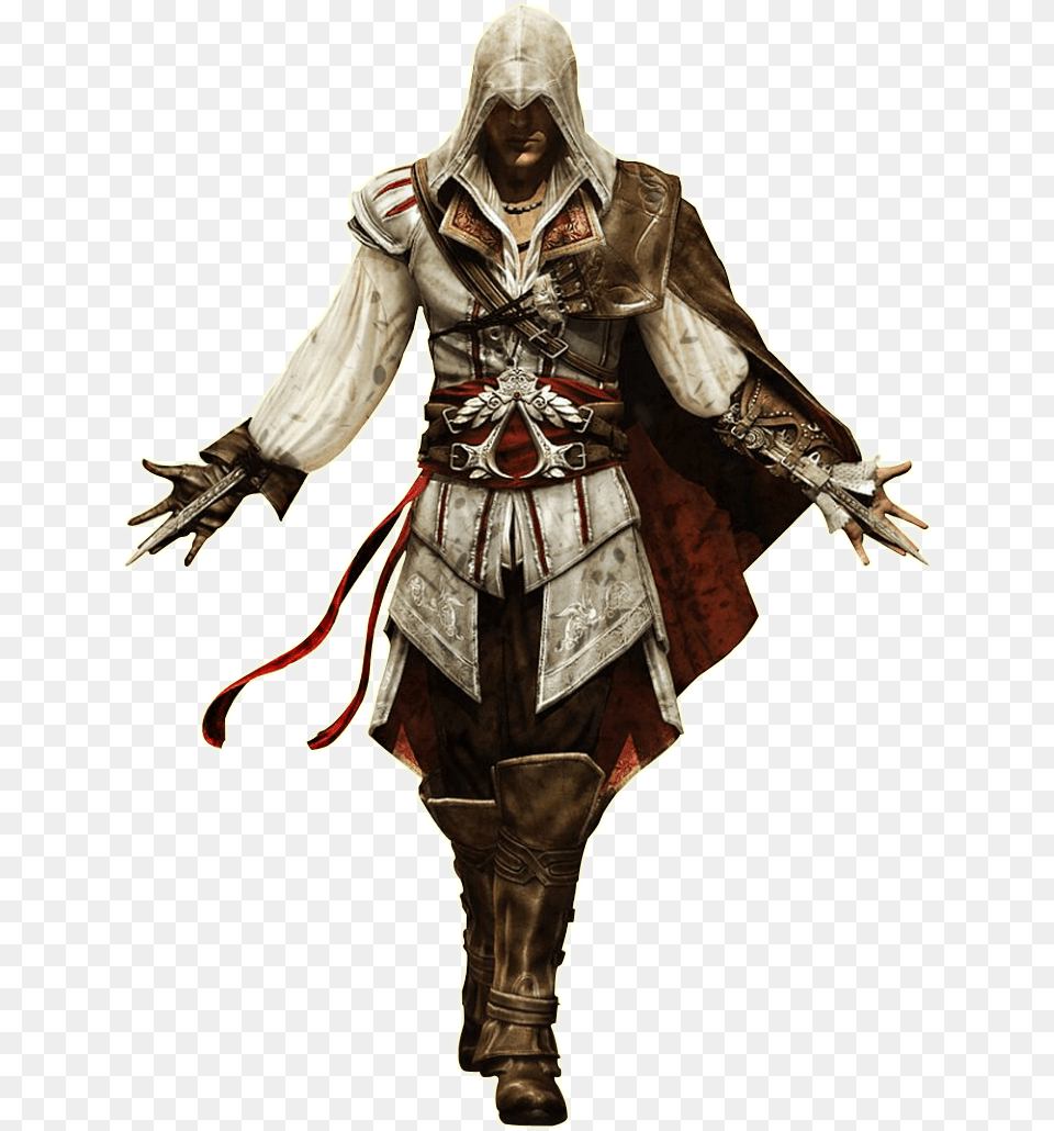 Ezio Auditore Transparent Assassin39s Creed Brotherhood Main Character, Adult, Person, Woman, Female Free Png Download