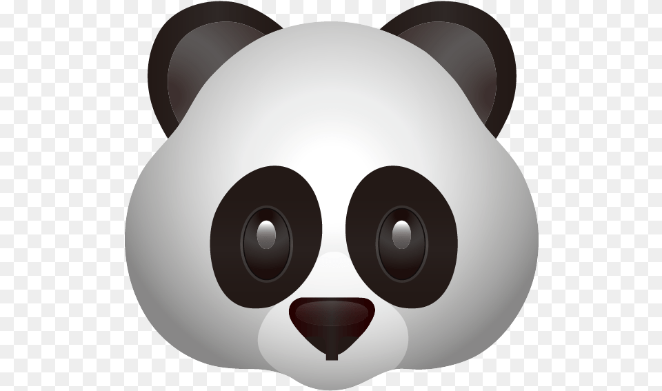 Download Face Island Ai File Emoticones De Whatsapp Panda, Disk, Animal, Mammal Png