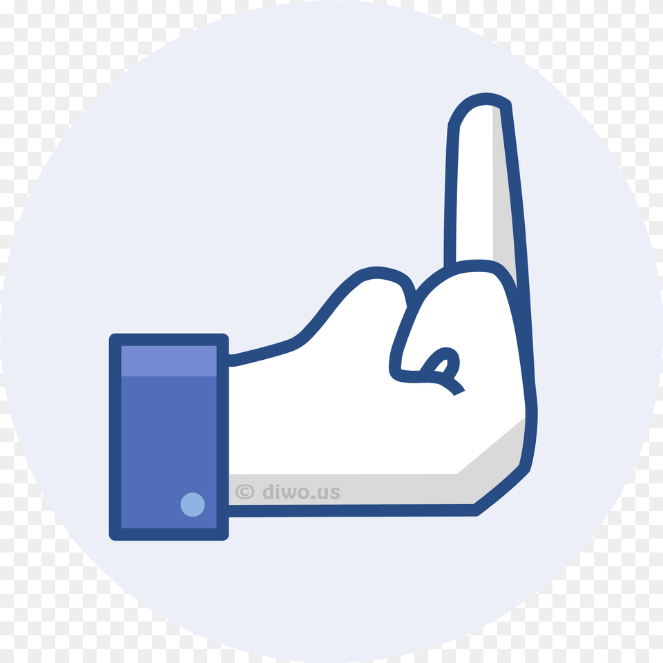 Facebook Reactions Fuck Off Fuck You Facebook Middle Finger, Electronics, Hardware, Disk, Computer Hardware Free Png Download