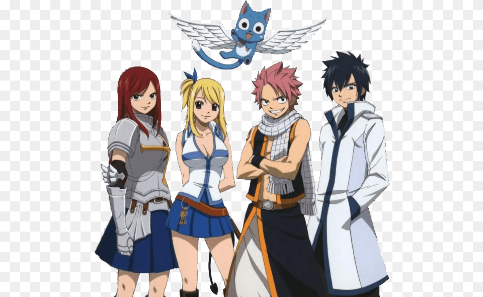Download Fairy Tail Hd For Designing Purpose Fairy Tail Iphone Wallpaper Hd, Publication, Book, Comics, Adult Png