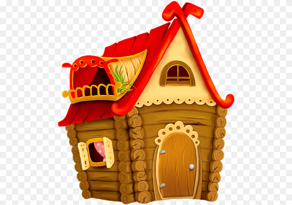 Download Fairytale Medieval House Cartoon Of A Cute Wooden House, Architecture, Building, Housing, Cabin Free Png