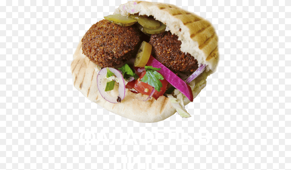 Download Falafel For Falafel, Bread, Burger, Food, Pita Png Image
