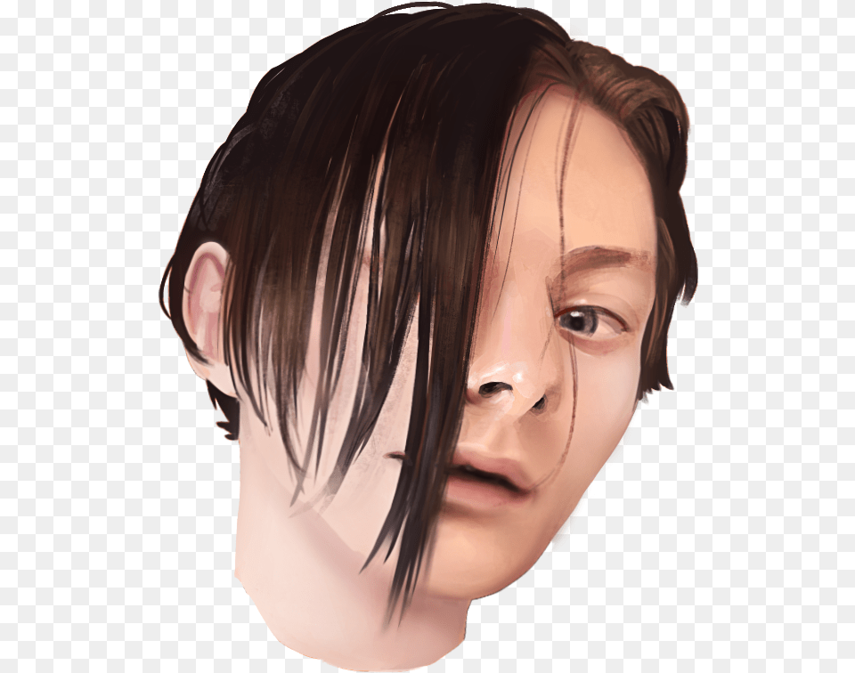 Download Fan Artthis Sub Didnu0027t Have Enough Pics From The Thereportoftheweek Hair, Adult, Face, Female, Head Png Image