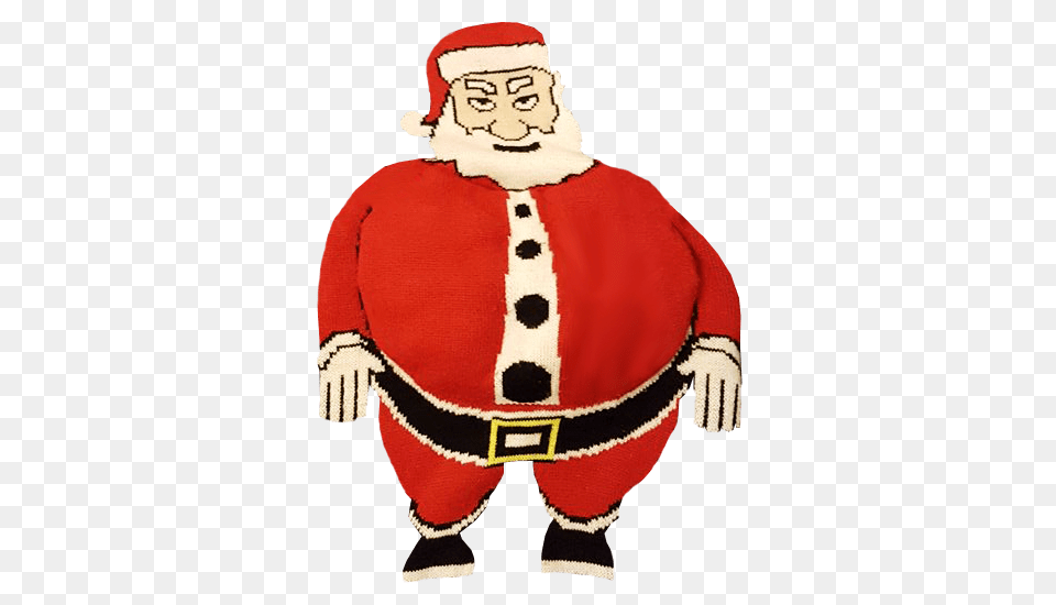 Download Fat Santa Transparent Background Christmas Cartoon, Baby, Person, Face, Head Free Png