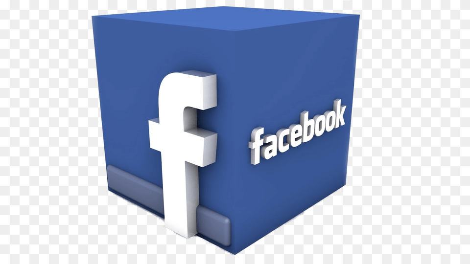Download Fb Logo Twitter Facebook Logo 3d Transparent, Box Png