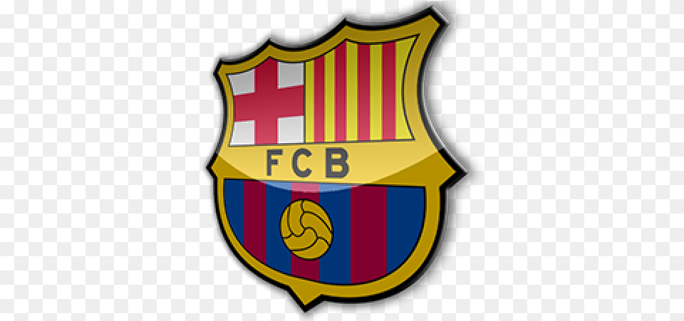 Download Fc Barcelona Logo 3d Google Barcelona Hd Logo, Armor, Shield, Badge, Symbol Free Png