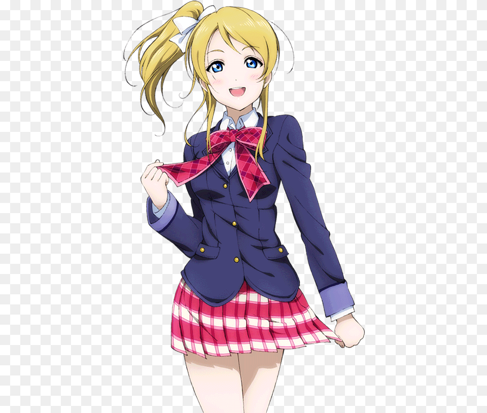 Feliz Cumpleaos Eli Ayase Love Live Kousaka Eli Ayase, Book, Comics, Publication, Person Free Png Download