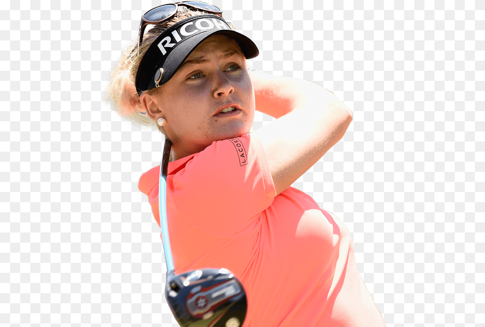 Download Female Golfer Hq Charlie Hall Lpga Golfer, Hat, Baseball Cap, Cap, Clothing Free Transparent Png