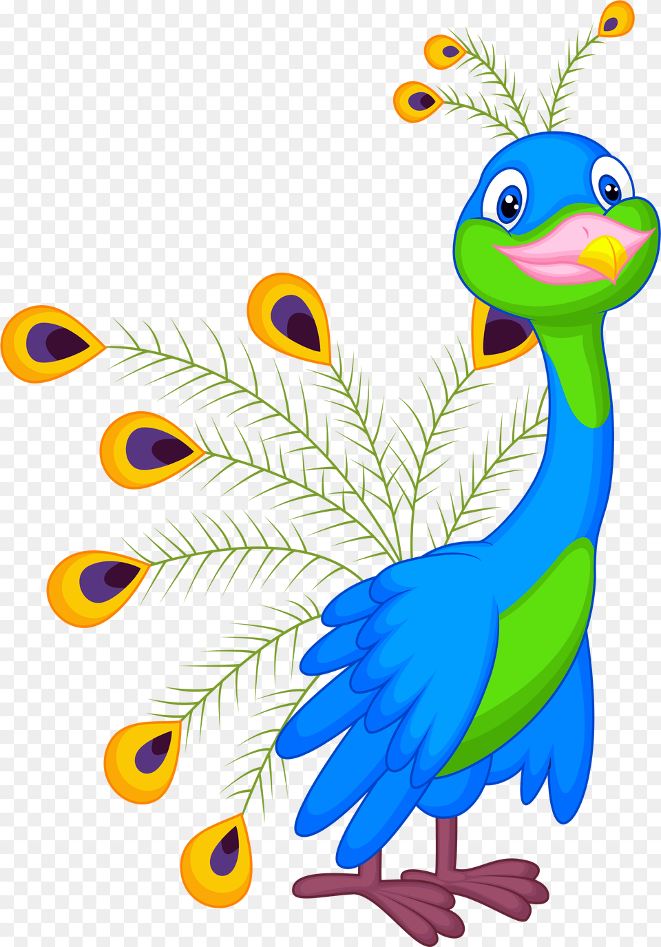 Ffa D Bcd E Orig Dibujos Clipart Peacock, Animal, Bird Free Png Download