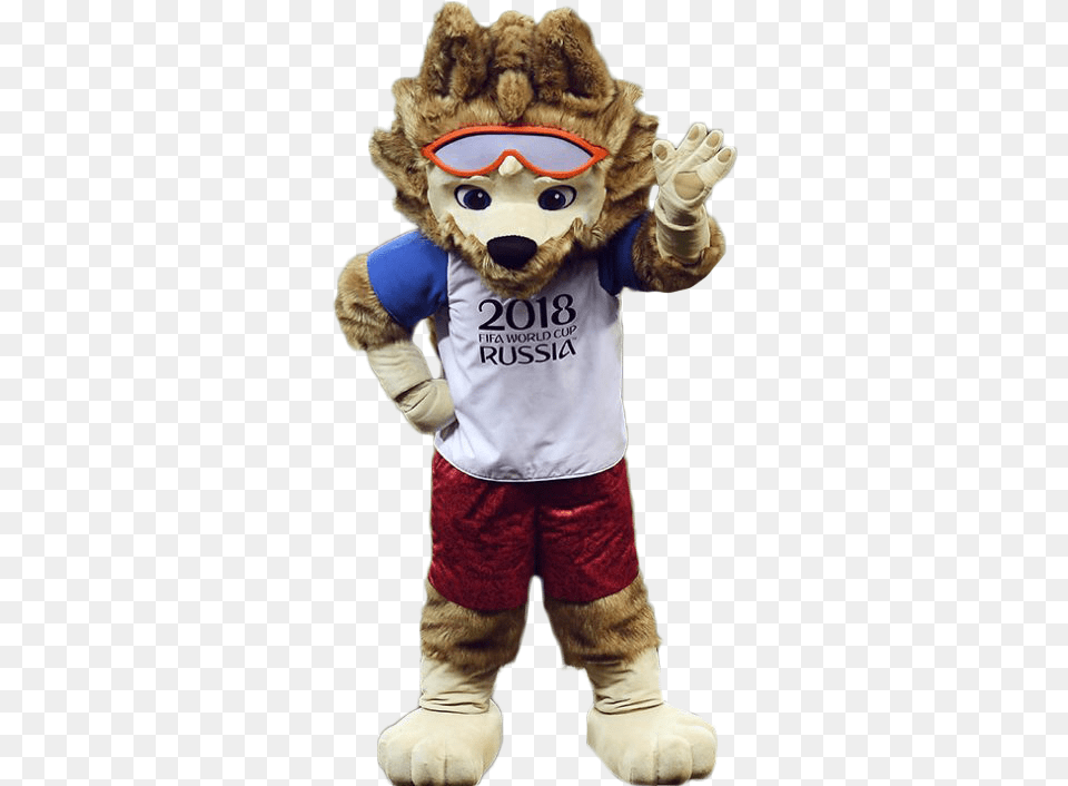 Download Fifa Mascot 2018 Wm Image World Cup 2018 Mascot Transparent Background, Baby, Person, Clothing, Shorts Free Png