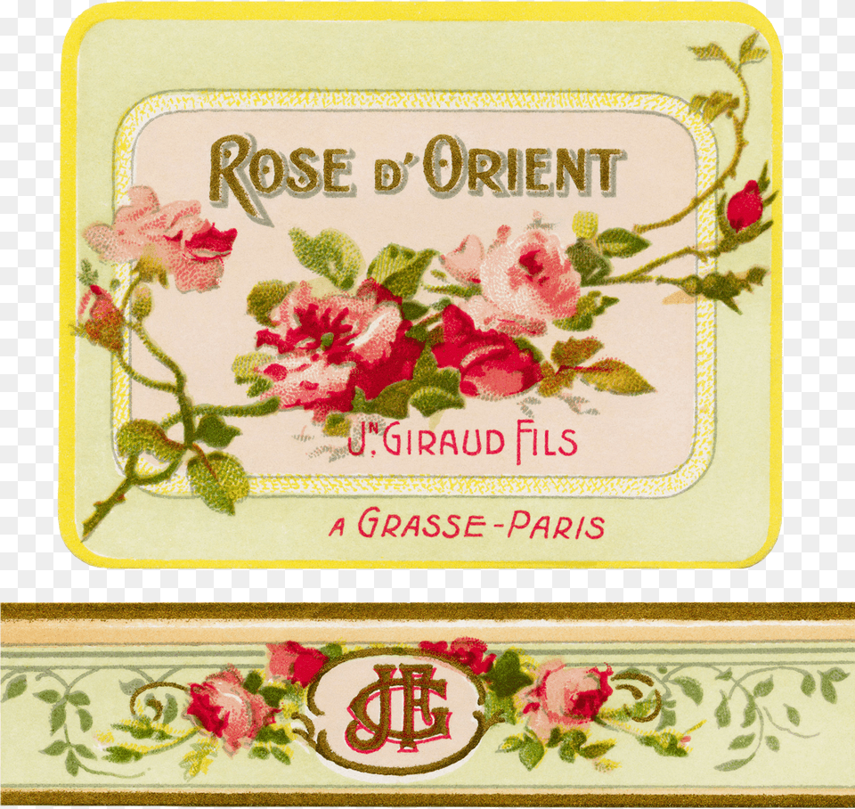 Download File Vintage Perfume Labels Free Png