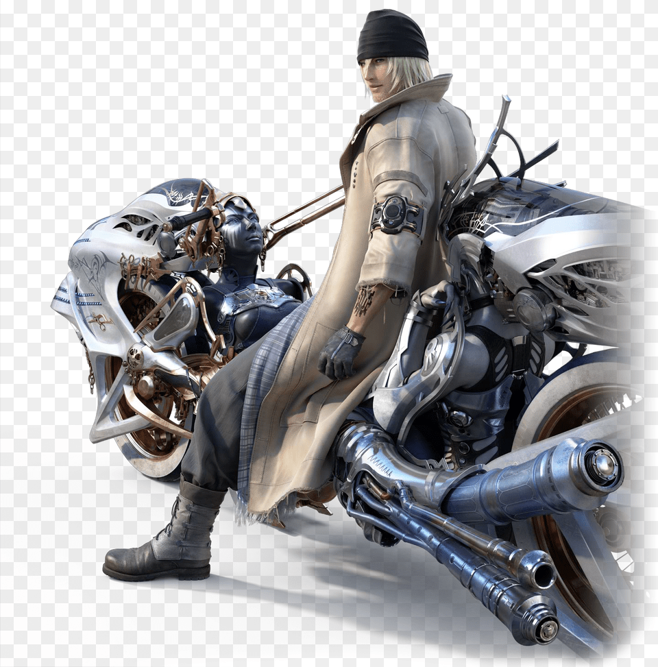 Download Final Fantasy Snow Bike, Machine, Motor, Clothing, Glove Png