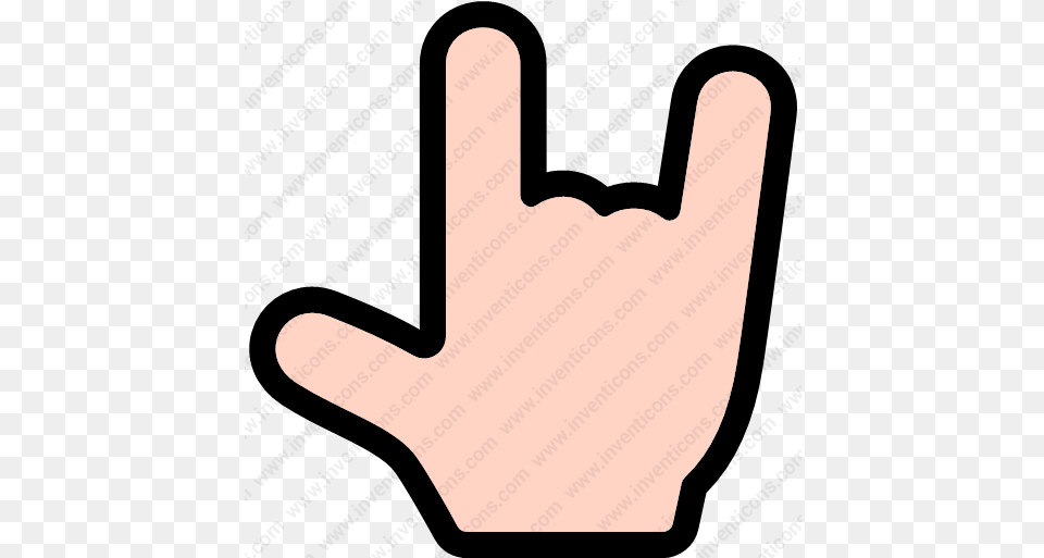 Download Finger Gesture Hand Rock Music Vector Icon Inventicons Clip Art, Body Part, Person, Clothing, Glove Png