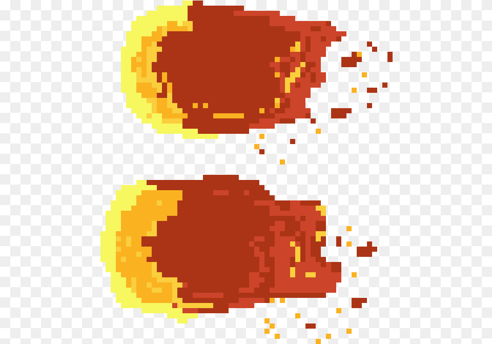 Download Fire Bullets Pixel Art Bullets Image With No Pixel Art Bullets, Outdoors, Nature Free Transparent Png