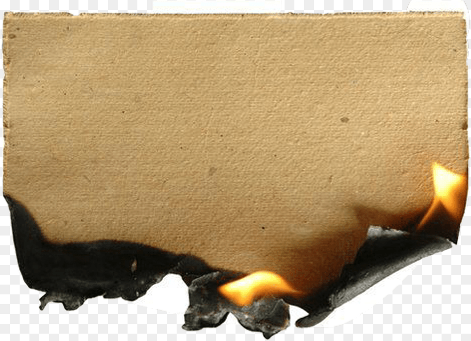 Download Fire Burning Paper Png Image