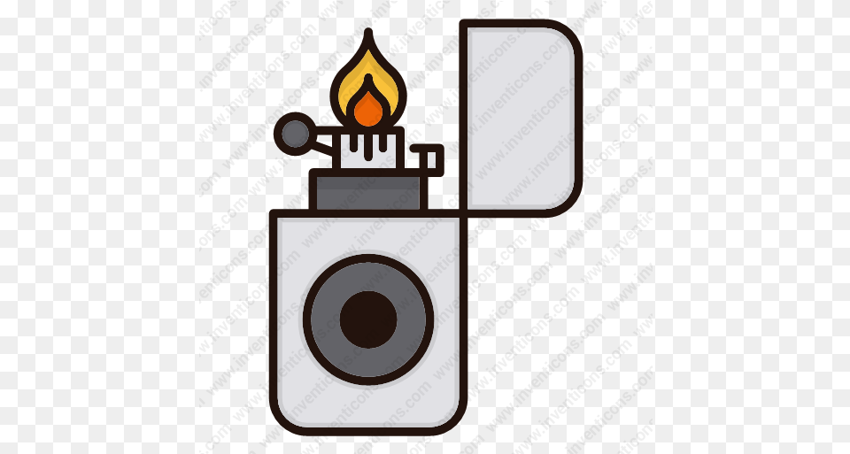 Download Fire Flame Flint Lighter Smoke Smoking Zippo Vector Icon Inventicons Clip Art Png