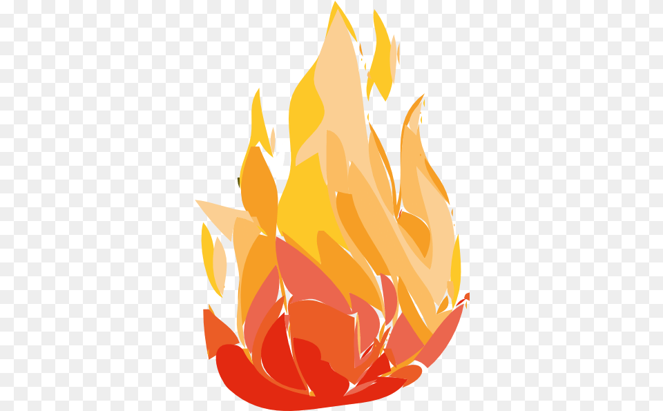 Download Fire Flames Clipart Gif Cartoon Bush On Fire Illustration, Flame, Leaf, Plant, Person Png