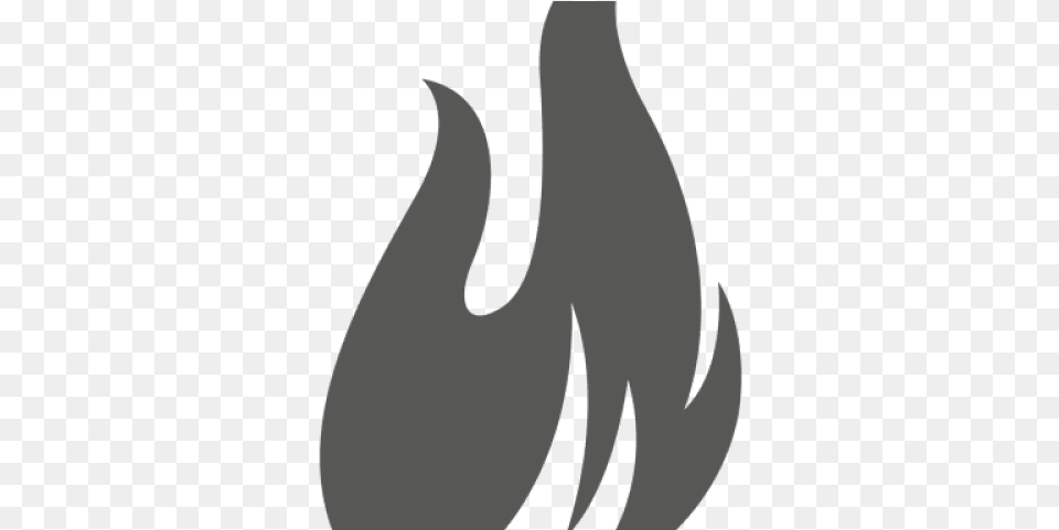 Download Fire Flames Clipart Silhouette Icono Llama De Fuego, Nature, Night, Outdoors, Astronomy Free Png