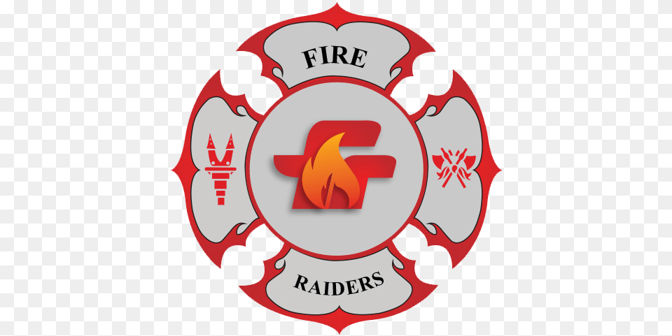 Fire Raiders Logo Fire Raiders, Symbol, Dynamite, Weapon, Emblem Free Png Download