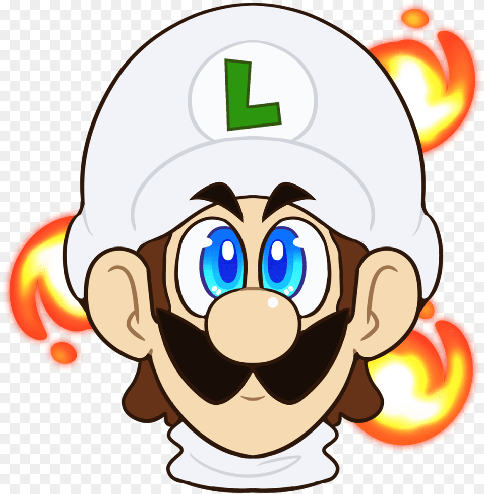 Download Fire U0026 Ice Luigi Mario Hd Download Uokplrs Does It Mean When Luigi Goes, Baby, Person, Face, Head Free Png