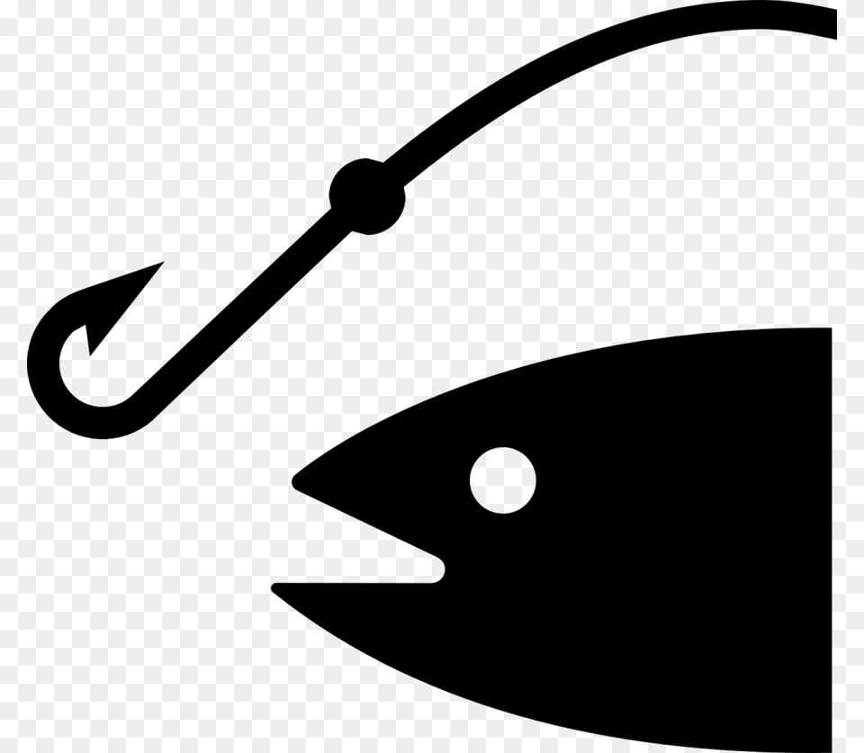 Download Fishing Icon Vector Clipart Fish Hook Clip Art Fishing, Gray Png Image