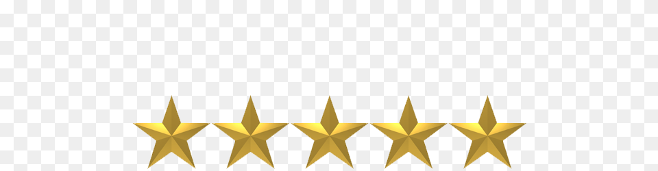 Download Five Star 5 Golden Stars Image With No 5 Star Rating Games, Star Symbol, Symbol, Gold Png