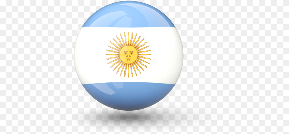 Flag Icon Of Argentina At Format Argentina Flag Ball, Sphere, Egg, Face, Food Free Png Download