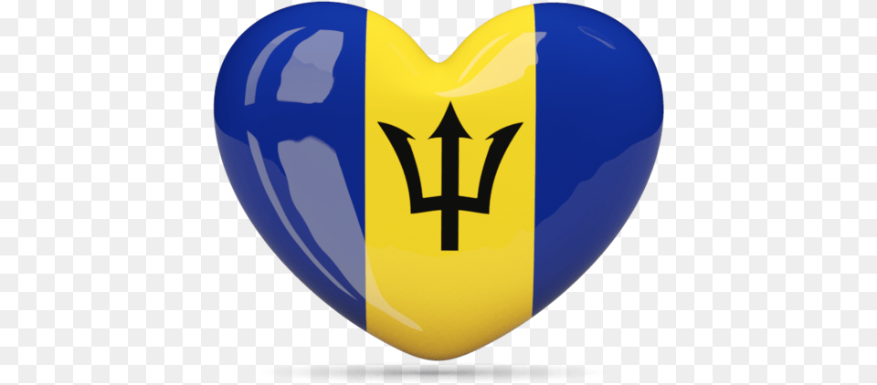 Download Flag Icon Of Barbados At Format Flag Of Barbados, Logo, Ball, Football, Soccer Free Transparent Png
